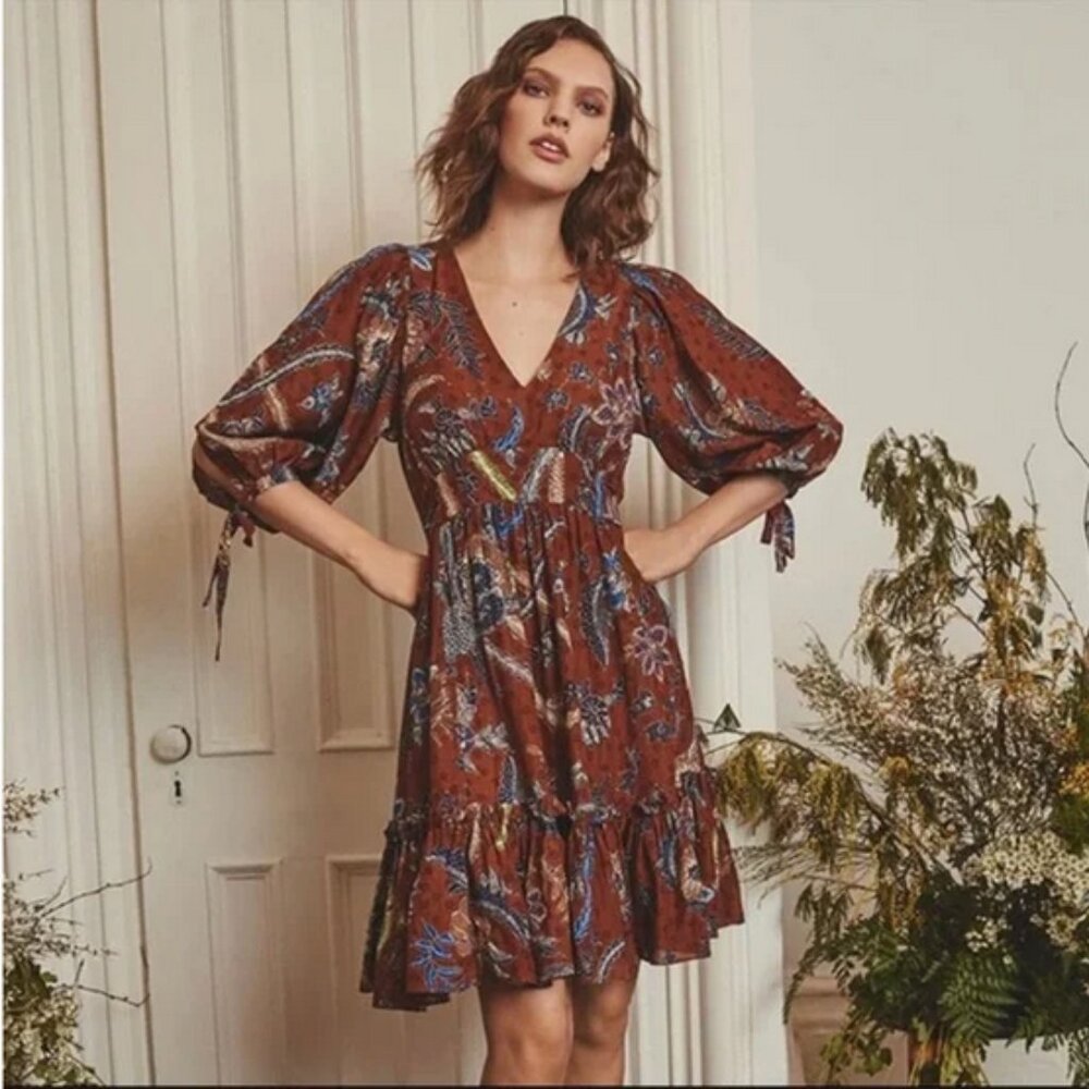 Cara Cara milbrook batik print dress